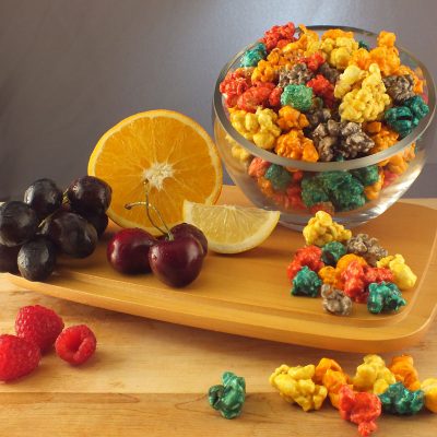 fruit rainbow popcorn